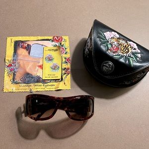 Ed Hardy EHS 007 Alive Aware Women’s Designer Sunglasses